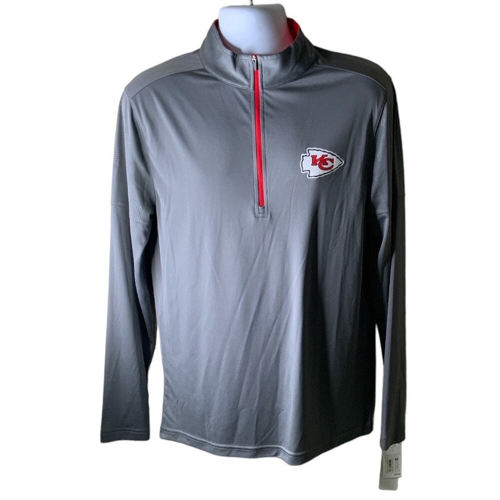 NFL Team Apparel Kansas City Chiefs Football Shirt Men Medium Activewear Top NWT